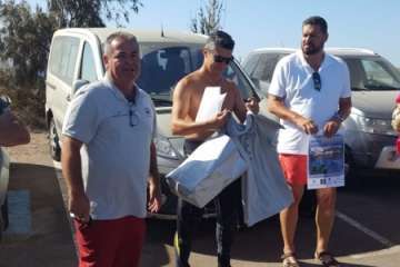 Nueva limpieza de los fondos marinos de Tufia (Foto TA)